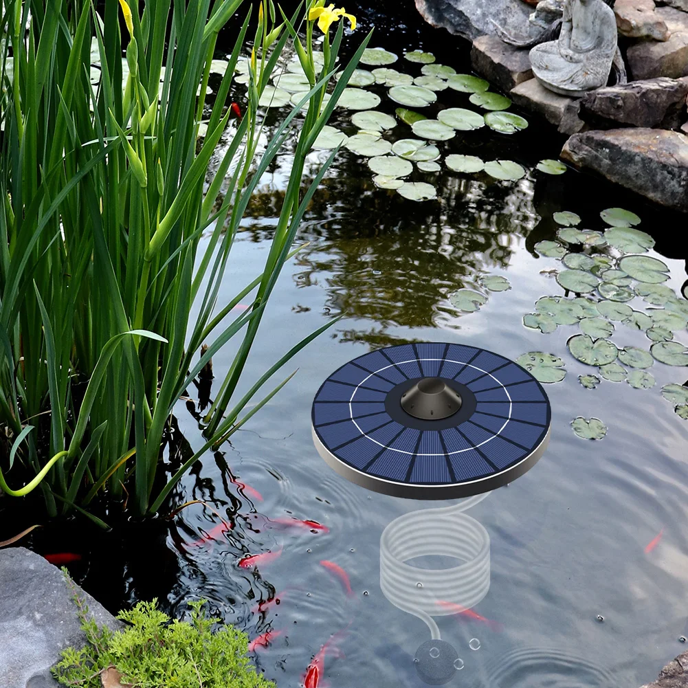 Solar Floating Pond Aerator Po - огляд і ціна Solar Pond Aerator Oxygen Pump