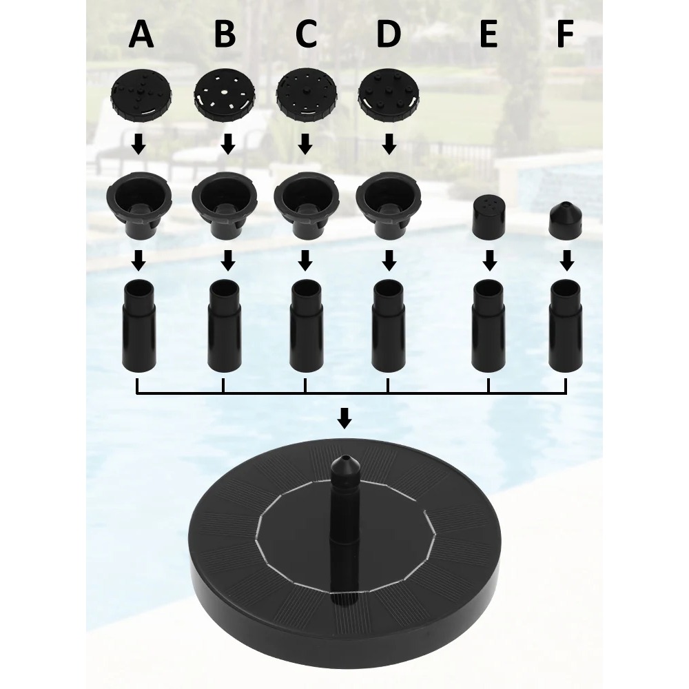 Solar Fountain Pump – Floating - огляд і ціна Floating Solar Fountain Water Pump