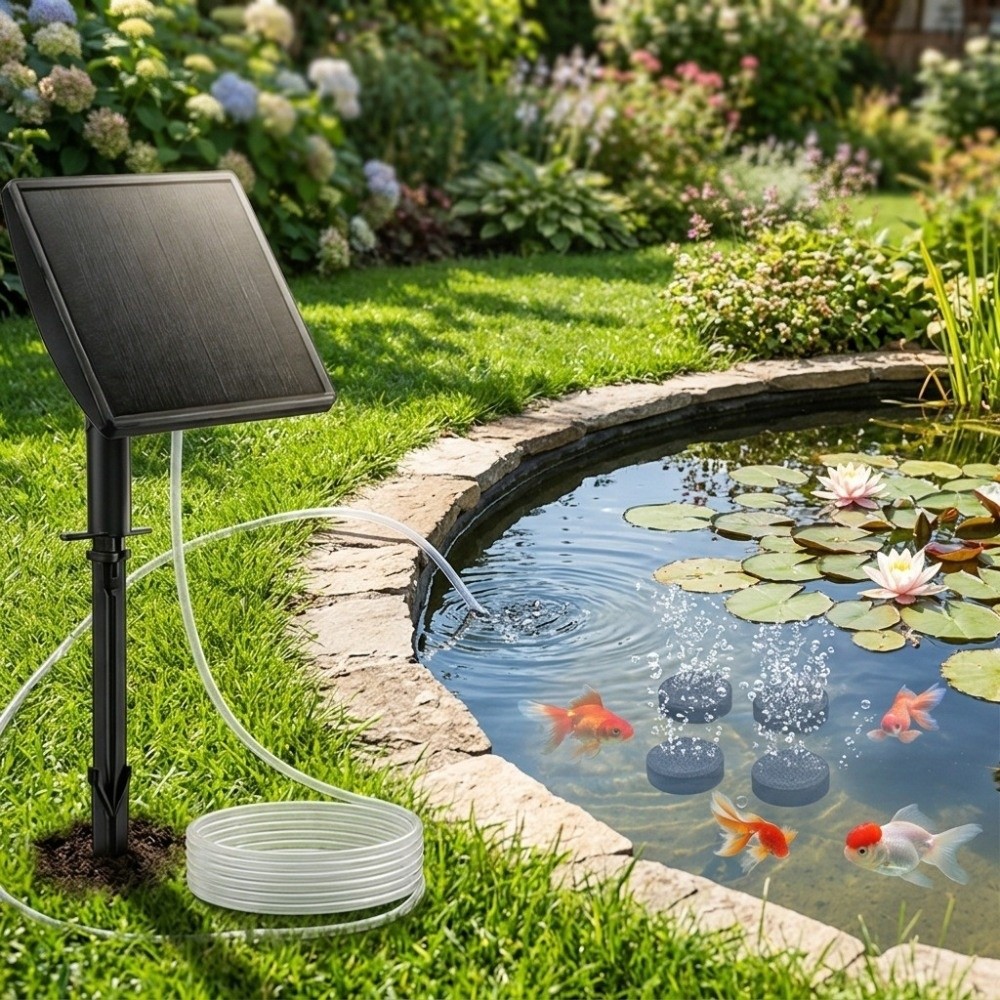 Low Noise Solar Oxygen Pump So - огляд і ціна Solar Pond Aerator Oxygen Pump