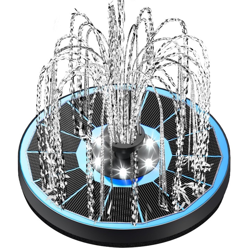 Solar Water Fountain Pool Pond - огляд і ціна Floating Solar Fountain Water Pump