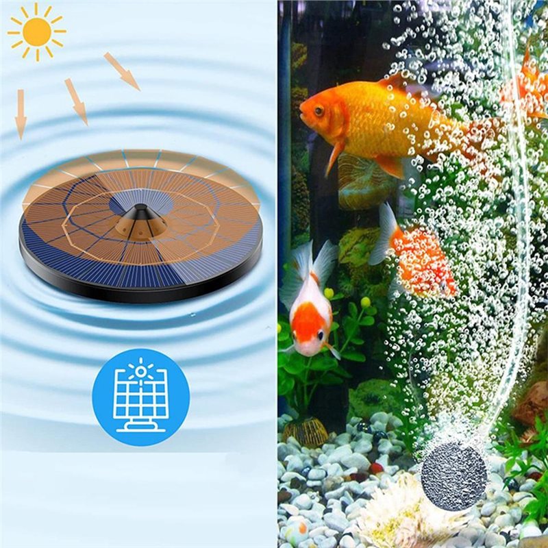 [ABFI!】 Floating Solar Pond Ae - огляд і ціна Solar Pond Aerator Oxygen Pump