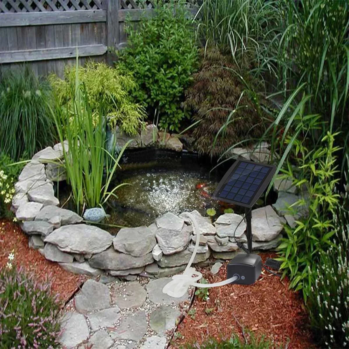 Solar Powered Oxygenator Oxyge - огляд і ціна Solar Pond Aerator Oxygen Pump