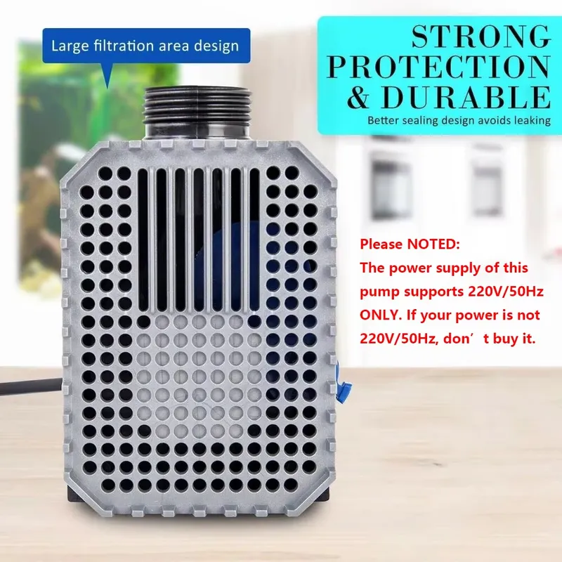Ultra Quiet Submersible Aquari - огляд і ціна Submersible Pond Pump 5000L H