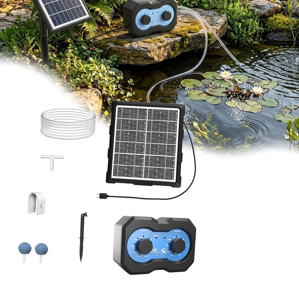 Solar Pond Oxygenator 3W 6V So - огляд і ціна Solar Pond Aerator Oxygen Pump