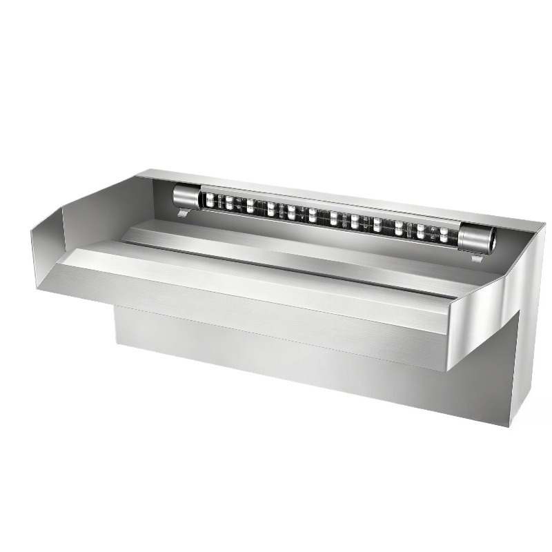Stainless Steel 304 Waterfall  - огляд і ціна Waterfall Spillway Stainless Steel Weir