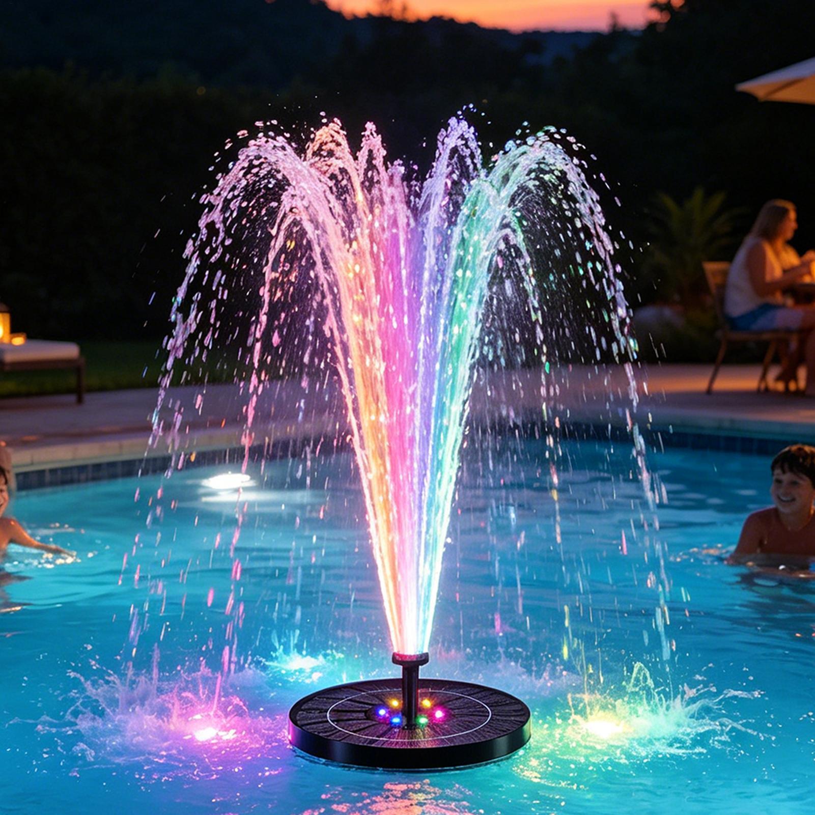 Floating Solar Bird Bath Fount - огляд і ціна Floating Solar Fountain Water Pump