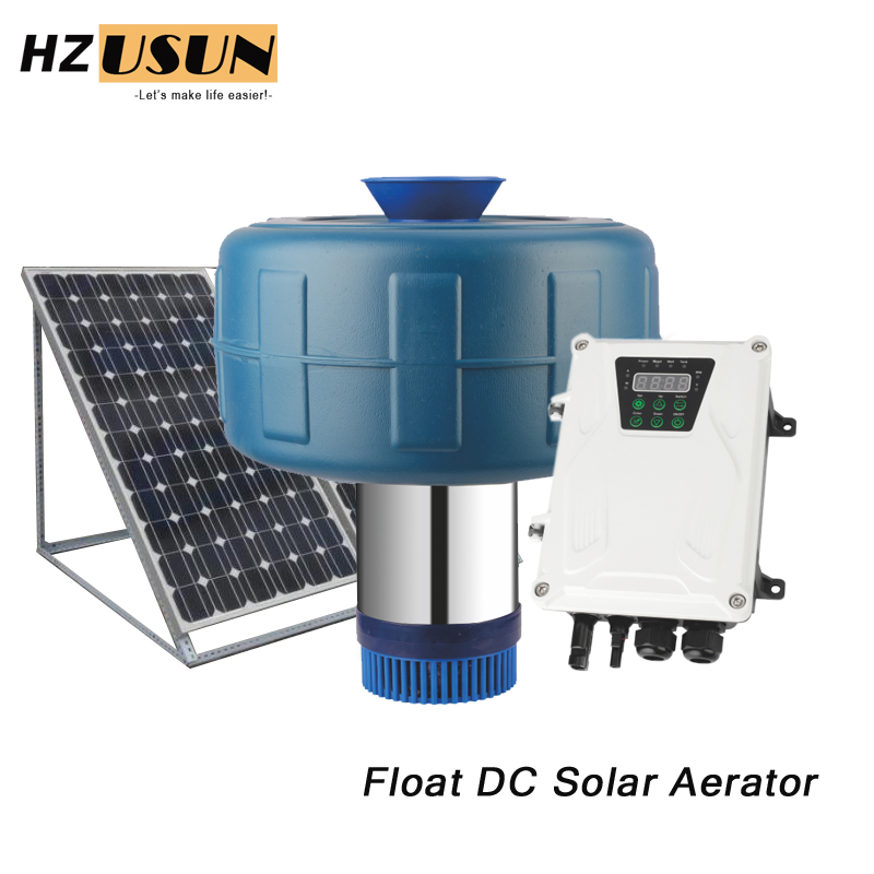 HZUSUN 1 HP Small Solar Powere - огляд і ціна Solar Pond Aerator Oxygen Pump