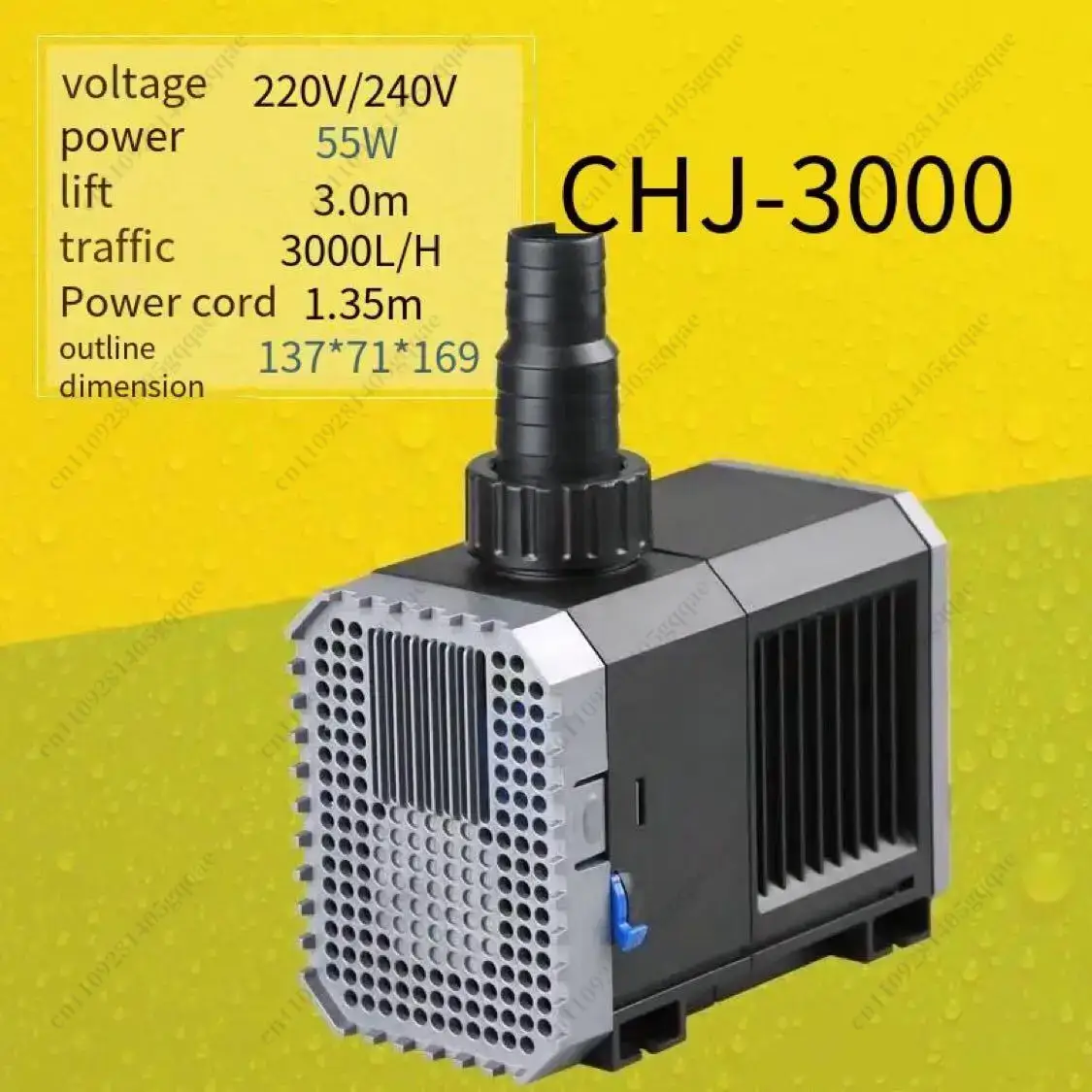Ultra Quiet Submersible Aquari - огляд і ціна Submersible Pond Pump 5000L H