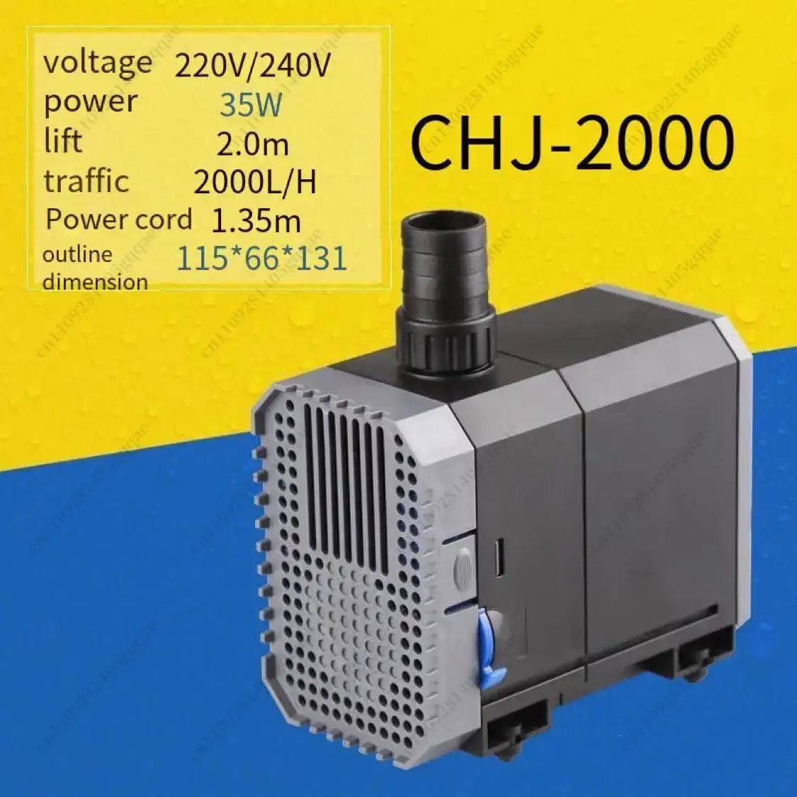 Ultra Quiet Submersible Aquari - огляд і ціна Submersible Pond Pump 5000L H