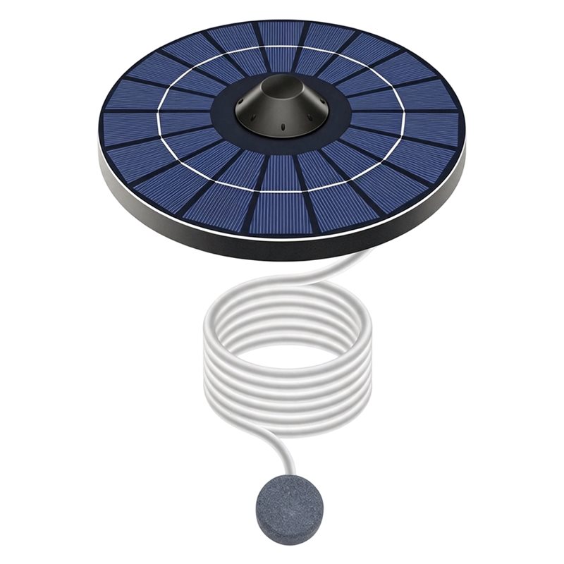 A84E-Fish Tank Oxygenator Sola - огляд і ціна Solar Pond Aerator Oxygen Pump