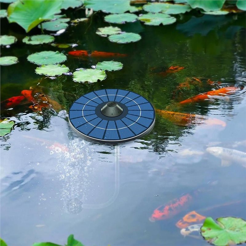 A84E-Fish Tank Oxygenator Sola - огляд і ціна Solar Pond Aerator Oxygen Pump